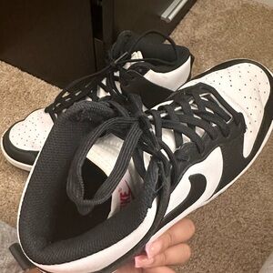 Nike Panda dunks (high)